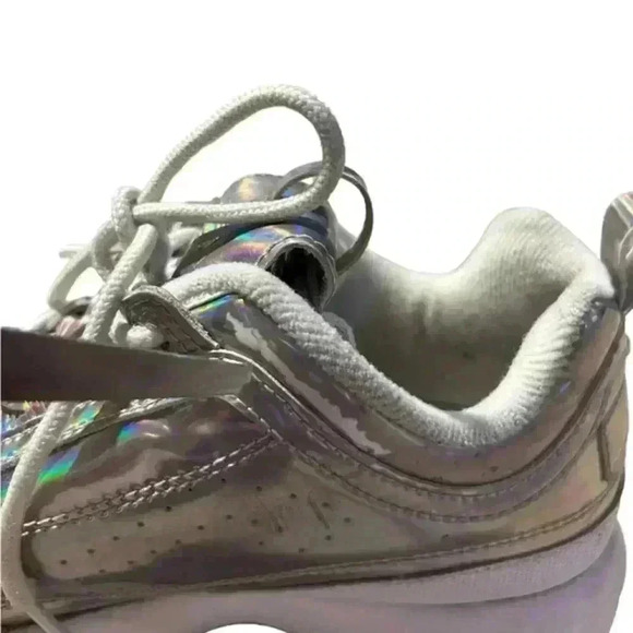 Fila Chunky Light Pink Iridescent Sneakers, Size 8‎ - Picture 2 of 8